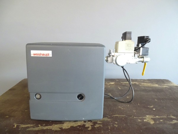 Weishaupt WG5N/1-A LN Gas-Gebläse-Brenner 12,5-50kW Heizung Bj.2012 Gasarmatur