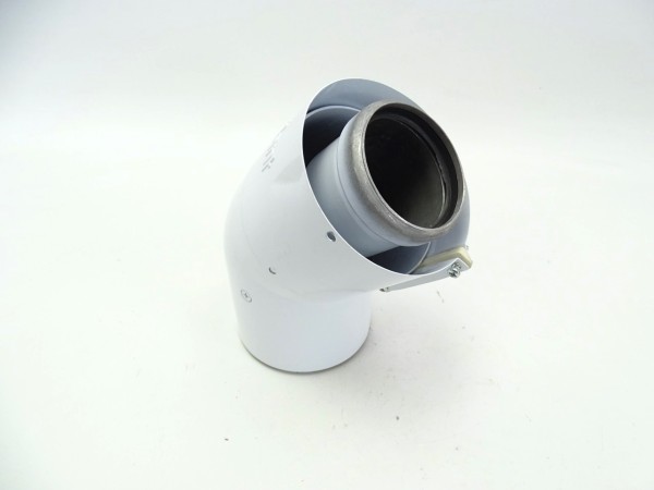 Vaillant Bogen 45° Grad Ø60/100mm Brennwert Luft/Abgasführung Alu 60/100 303809