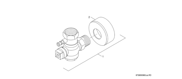 Buderus Anschlusszubehör Heizung HU (Unterputz) - 7095410