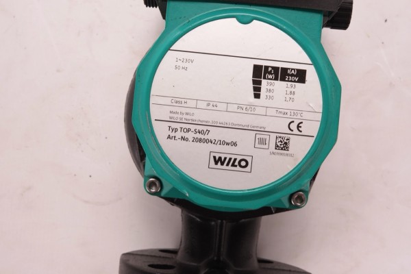 Wilo Top-S40/7 250mm Umwälz-Pumpe Heizungs-Pumpe TOP-S 40/7 - 2080042
