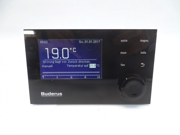 BUDERUS Logamatic RC310 black EMS System-Bedieneinheit Regelung 7738113411