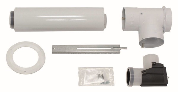 Vaillant Basis-Anschluss-Set 80/125 mm konzentrisch für Schachtabgas DN80 PP