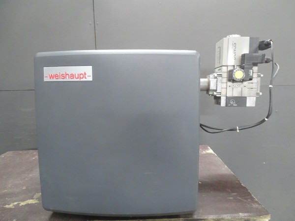 Weishaupt WG40N/1-A ZM-LN Gas-Gebläse-Brenner 55-550kW Heizung Bj.2006 Gasarmatur