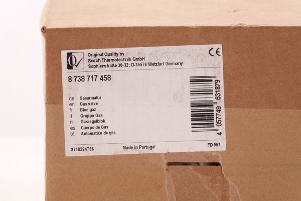 Junkers Gasarmatur - 8738717458 - 87470037730