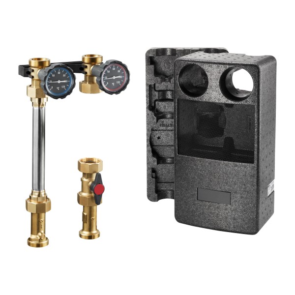 comfort Kessel-Anbindesystem Regumat S DN25 (1") ohne Pumpe mit Uni-Isolierung + PKH