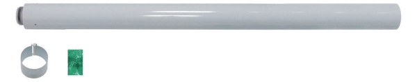 Vaillant Verlängerung 2 m konzentrisch Ø 60/100 mm PP weiss Brennwert 303905