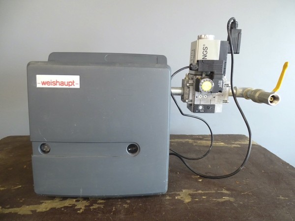 Weishaupt WG10N/1-D Z-LN Gas-Gebläse-Brenner 25-110kW Heizung Bj.2015 Gasarmatur