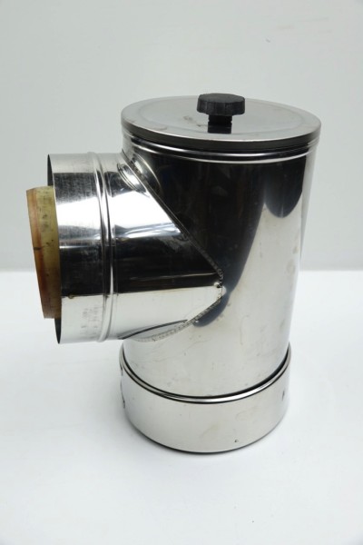 Viessmann AZ T-Stück 87° Revision Grad DN 110/160 mm PP Edelstahl - 7568145