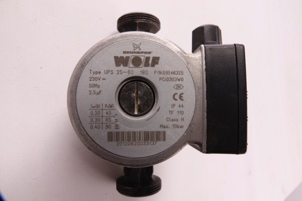 Wolf Grundfos Pumpe UPS 25 60 180 Heizungs- Pumpe Umwälz- Pumpe - 59546325