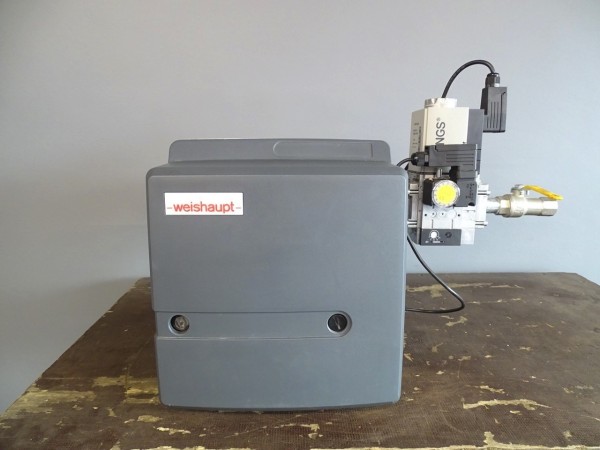 Weishaupt WG10N/1-D Z-LN Gas-Gebläse-Brenner 25-110kW Heizung Bj.2017 Gasarmatur