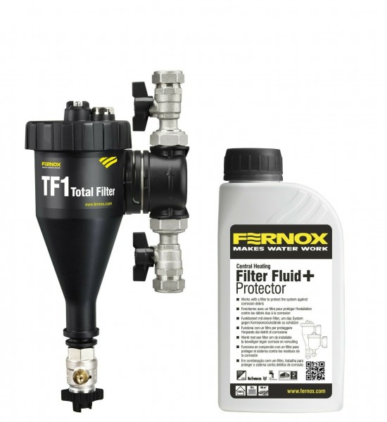 Fernox Total Filter TF1 für 28mm Klemmring Hydrozyklon-/ Magnetleitungsfilter