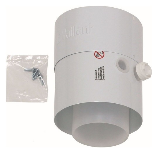 Vaillant Zwischenstück 80/125 mm mit Prüföffnung erforderlich für VKK 476 301369