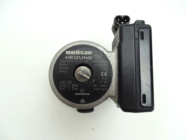 Brötje Grundfos Umwälzpumpe Heizungspumpe UPM2 15-70 130 - 97800786