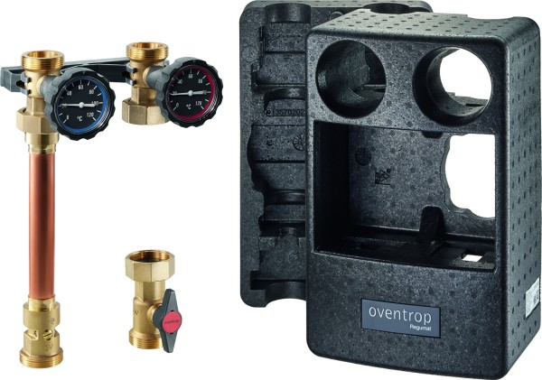 comfort Kessel-Anbindesys. Regumat S-180 DN25(1") kurze Bauf. o. Pumpe m. Dämmung