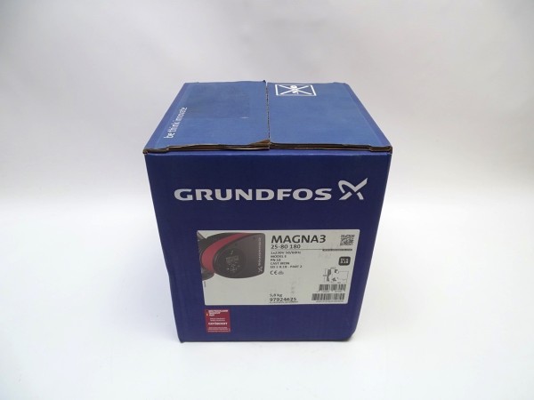 Grundfos Magna3 25-80 180 mm Energiesparpumpe Hocheffizienzpumpe - 97924625
