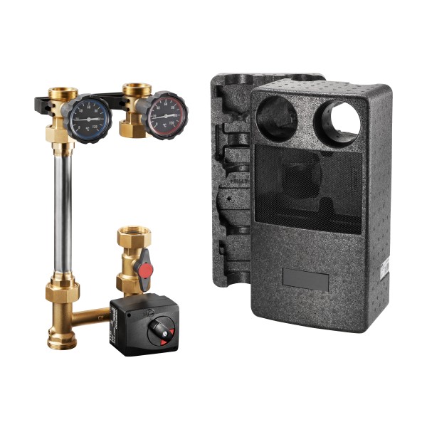 comfort Kessel-Anbindesystem Regumat M3 DN25 (1") ohne Pumpe mit Uni-Isolierung