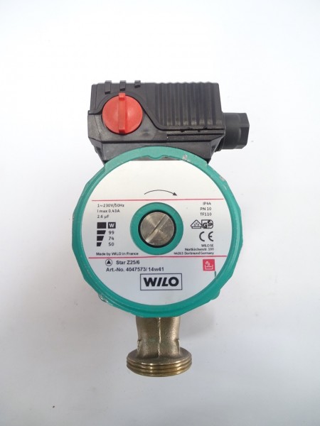 Wilo Star Z25/2 180 mm Trinkwasser Zirkulations-Pumpe Pumpe Heizung 4029062