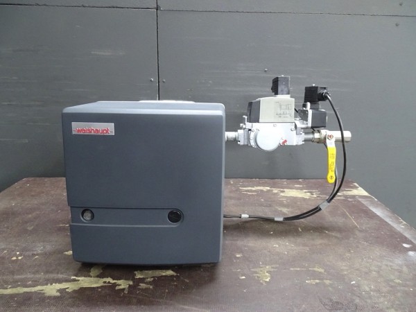 Weishaupt WG5N/1-A LN Gas-Gebläse-Brenner 12,5-50 kW Heizung Bj.2015 Gasarmatur