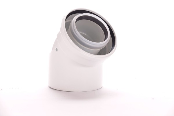Bosch Brennwert Abgaszubehör FC-CE80-45 Doppelrohrbogen 45° Ø80/125 - 7738112593