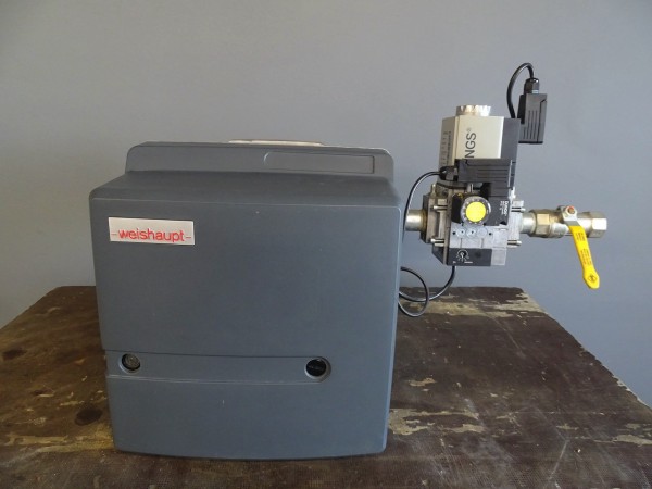 Weishaupt WG20N/1-C Z-LN Gas-Gebläse-Brenner 35-200kW Heizung Bj.2013 Gasarmatur