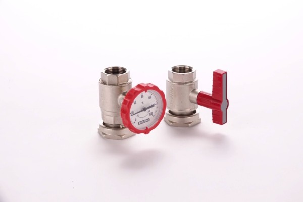 SIMPLEX Vorlauf-Set vernickelt 1" - F10255