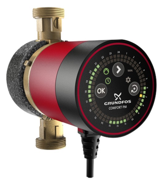 Grundfos Zirkulationspumpe Timer COMFORT 15-14 BXU PM 140 mm 99831285