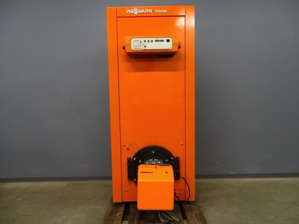 Viessmann Vitola-uniferral-e NE-18 Öl-Heiz-Kessel Trimatik Brenner 21kW Heizung Bj.1992
