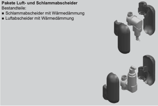 Viessmann Paket Luft- und Schlammabscheider 28mm