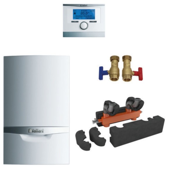 Vaillant Paket 1.138/2 ecoTec plus VC 406/5-5 E, VRC 700/6, hydr. Weiche NEU