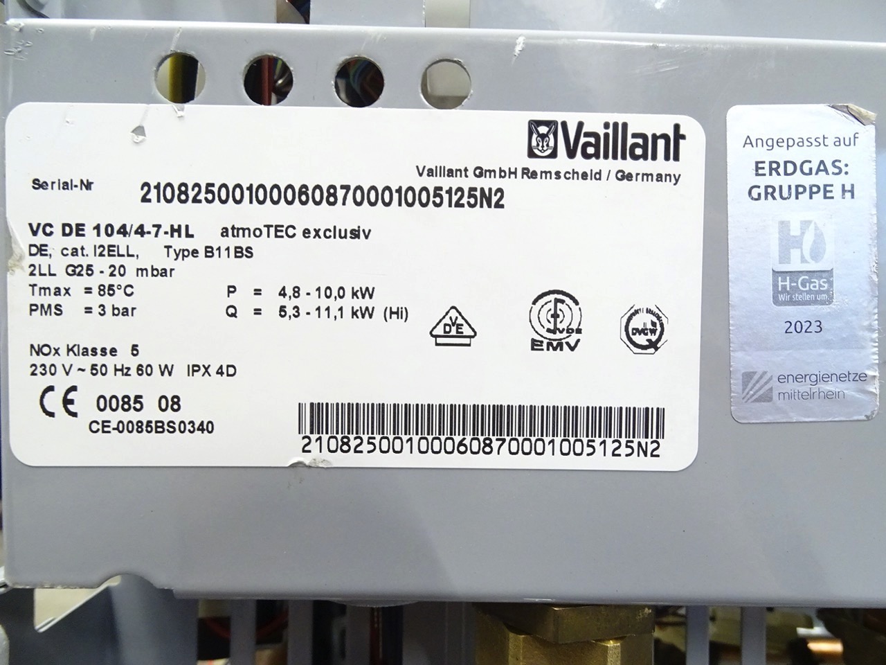 Vaillant Atmotec Exclusiv Vc 104 4 7 Bedienungsanleitung