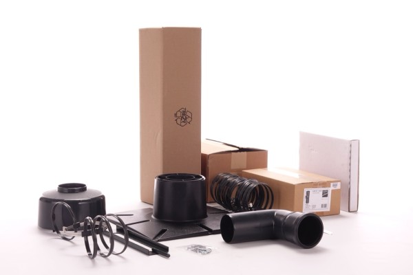 Comfort Abgas Schacht-Set DN80/125-80 - 6166020