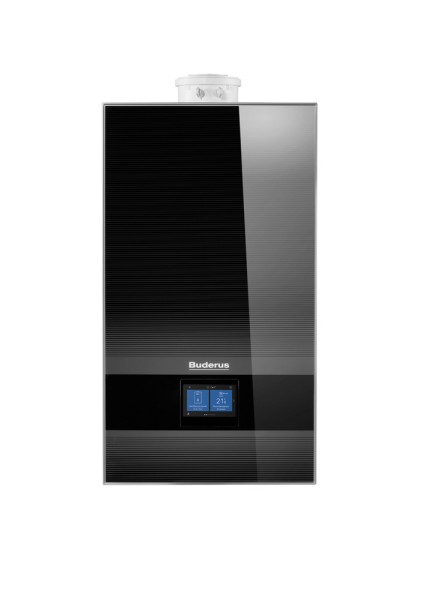 Buderus Logamax plus GB182i.2-20 H Gas-Brennwert-Heiz-Therme 20kW 3-Wege-Ventil, schwarz Heizung NEU