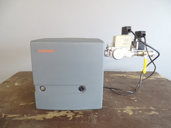 Weishaupt WG5N/1-A LN Gas-Gebläse-Brenner 12,5-50kW Heizung Bj.2000 Gasarmatur