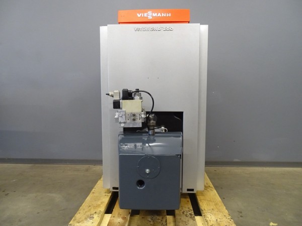Viessmann Vitorond 200 VR2A Gas-Heiz-Kessel Brenner 63kW Heizung Bj.2005