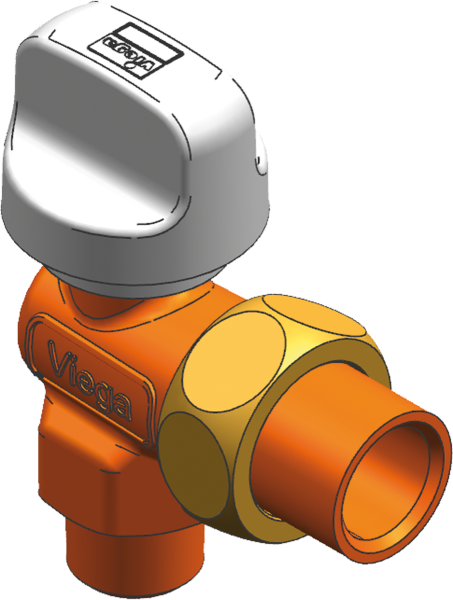 Viessmann Gas-Eckhahn R ½ - 7329002