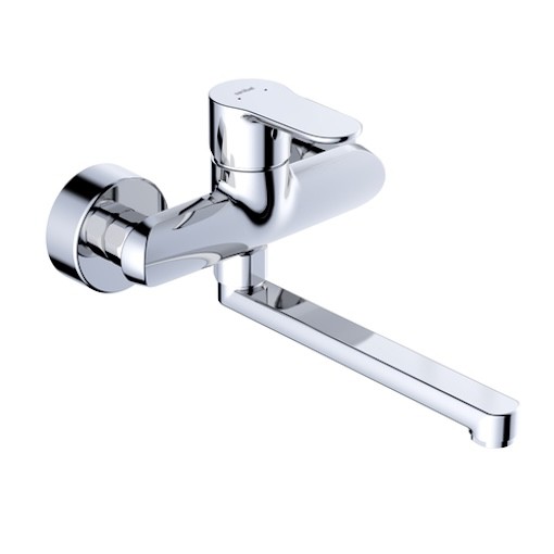 Sanibel 1001 Spültisch-Wandarmatur S11-SW18 A25, DN15, 200mm schwenkbar -7902977