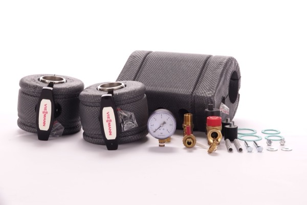 Viessmann Solebaugruppe mit zwei Kugelhähnen - 7617236